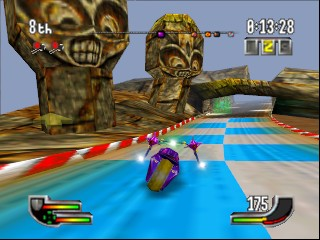 Extreme-G (USA) In game screenshot